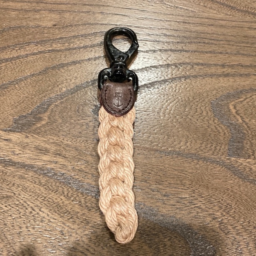 Ralph Lauren Braided Rope Key Fob